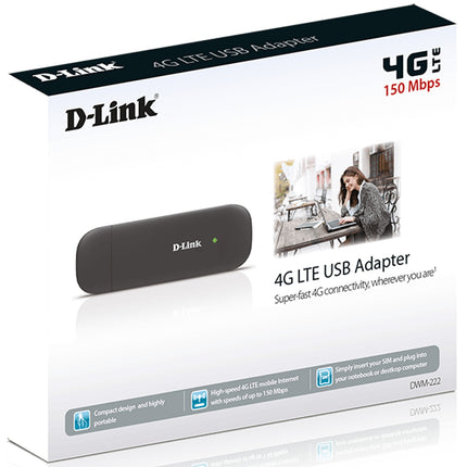 DWM-222 4G/LTE USB adapter 150/50 Mbps