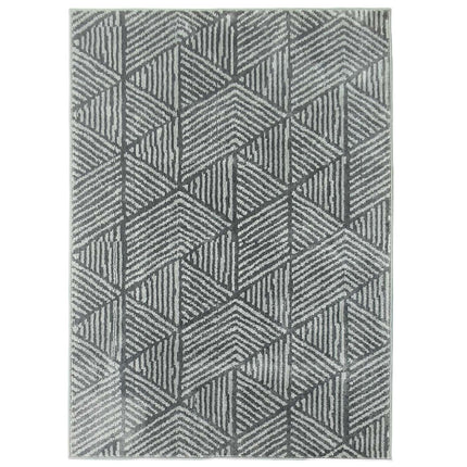 Tamsiai pilkas skalbiamas svetainės kilimas - 150 x 80 cm