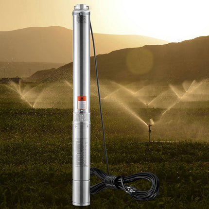 Deep Well Submersible Pump 2HP 230V, 108m Head
