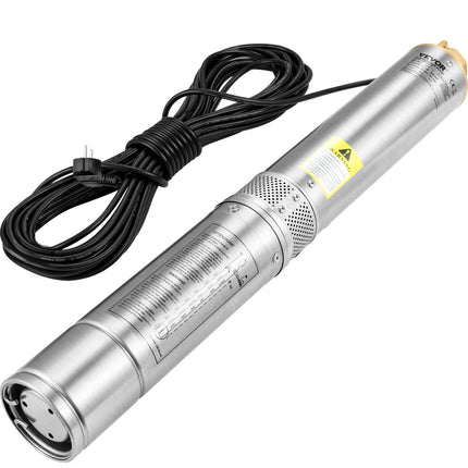 Deep Well Submersible Pump 750W, 105L/min, 62m Head
