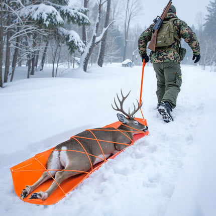 Deer Drag Sled, 185 x 58 cm, 250 kg PE Hauling Mat