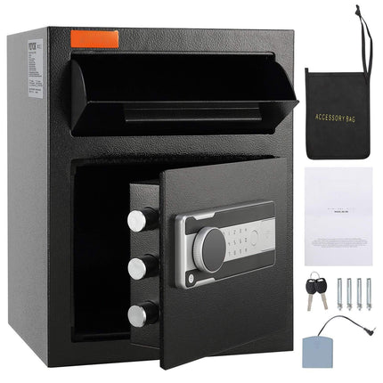 Depository Safe 1.7 Cu Ft, Drop Slot, Electronic Lock