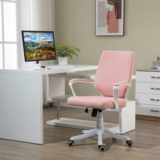 Ergonomiška biuro kėdė, reguliuojamo aukščio, supamoji funkcija, storai paminkštinta nugara, 360° pasukami ratukai