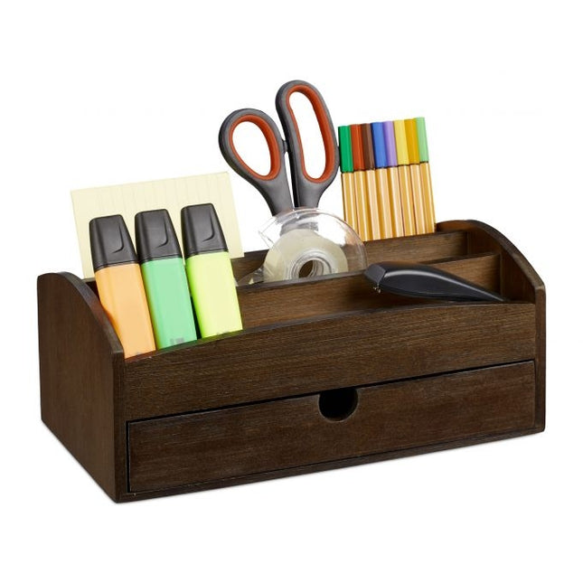 Desk organization in bamboo