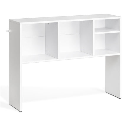 Desktop Bookshelf Hutch, 1-Tier, 37 in, White