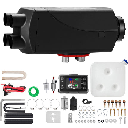 Diesel Air Heater 8KW 12V, LCD Controller, Muffler