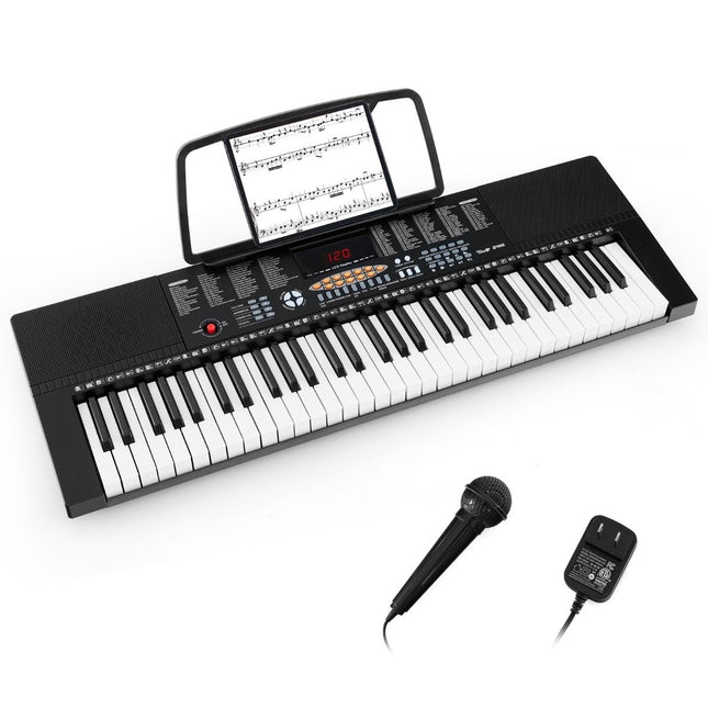 Skaitmeninis pianinas pradedantiesiems, 61 klavišas, 300 tonų