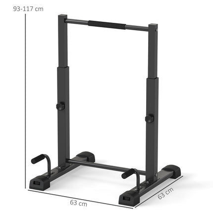 Dip Station – 540 kg capacity, adjustable height Fitness Bars