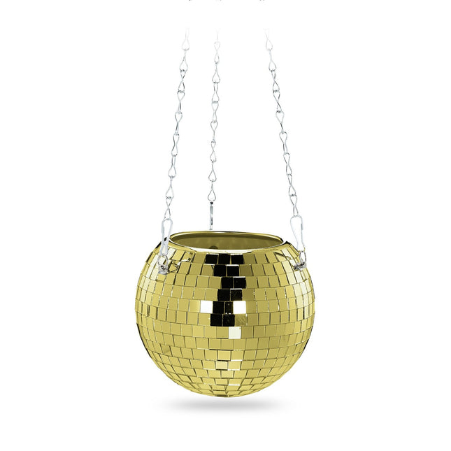 Kabinamas vazonas „Disco Ball“ - veidrodinis šviesos efekto vazonas