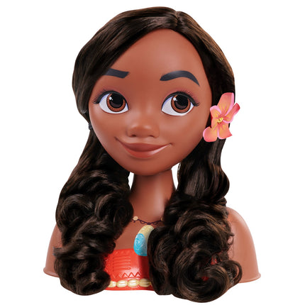 Disney princesės Moanos (Vaianos) stiliaus galvutė su 18 priedų