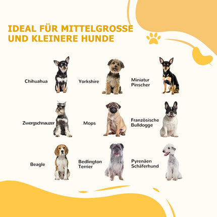 Folding dog gate, 3 panels, 154x30x80 cm Safety barrier