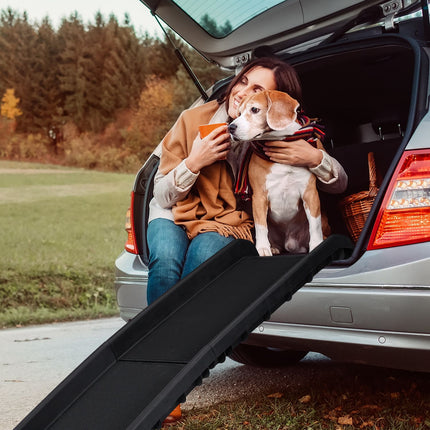 Sulankstomas šunų rampos automobilis