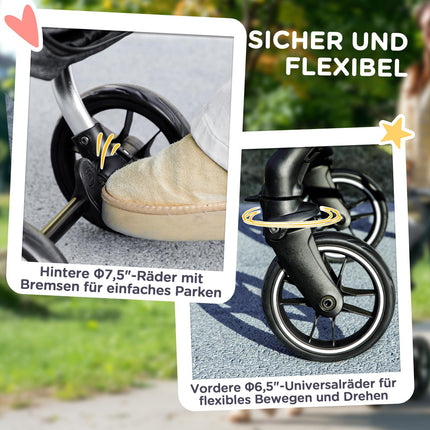 Collapsible aluminum pet cart, up to 10 kg, mesh window