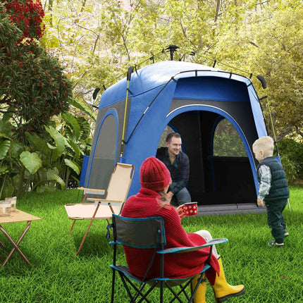4-person lightweight dome tent, waterproof, UV protection