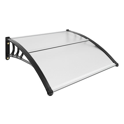 Door Awning Canopy 101.6 x 101.6 cm, UPF 50+ Polycarbonate