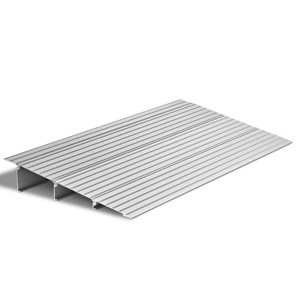 Door Threshold Ramp, 87 mm Rise, Aluminum, 363 kg Load