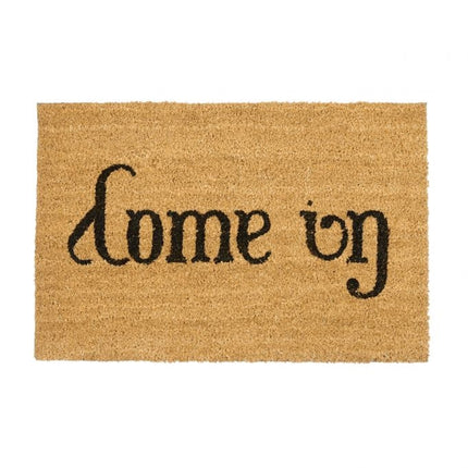 Door mat coconut fiber "Come in/Go away"