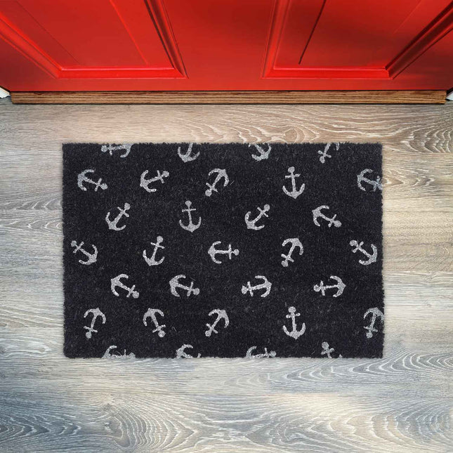 Doormat coconut fiber with anchor