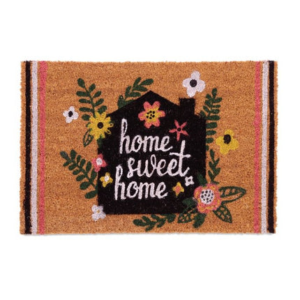 Kokoso spalvos durų kilimėlis „Home Sweet Home“