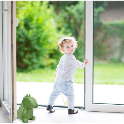 Durų stotelė dinozauras