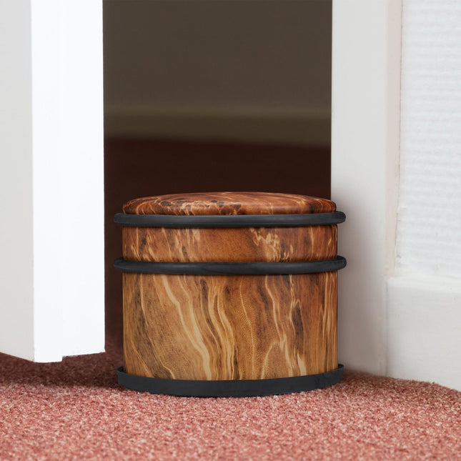 Door stop in wood look