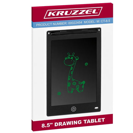 Drawing tablet 8.5" black KRUZZEL 22454