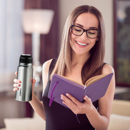 300 ml nerūdijančio plieno gertuvė su puodeliu