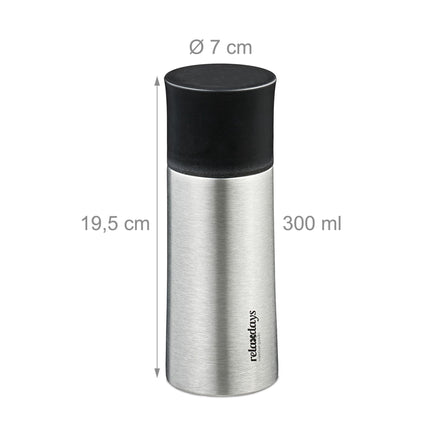 300 ml nerūdijančio plieno gertuvė su puodeliu