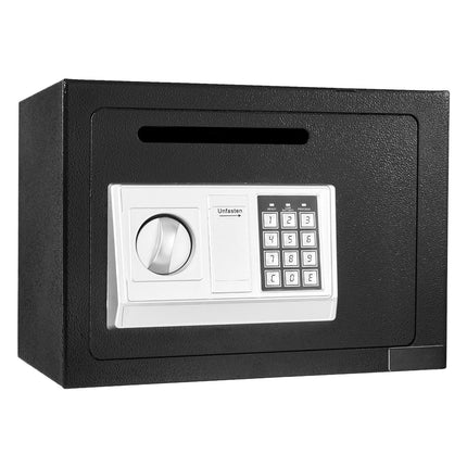 Drop Slot Safe 0.6 Cu Ft, Keypad Lock, Steel Cash Box