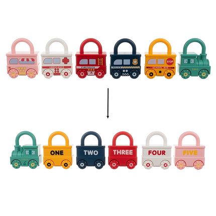Educational puzzle - toy car 24712