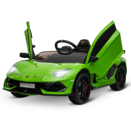 Elektrinis automobilis Lamborghini vaikams, 3-8 metų, su nuotolinio valdymo pultu, 2 x 550 variklių, MP3/USB, šviesos ir muzika