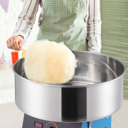 Electric Cotton Candy Machine 1000W, Stainless Bowl, Blue
