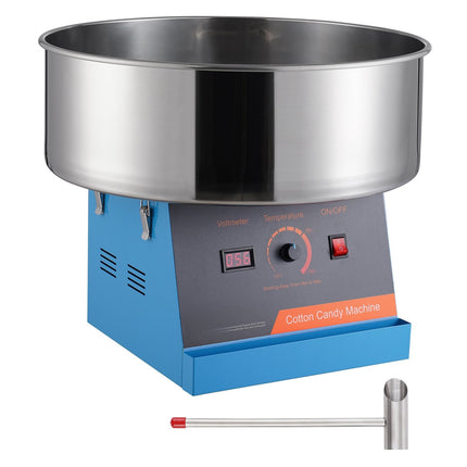 Electric Cotton Candy Machine 1000W, Stainless Bowl, Blue