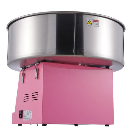 Electric Cotton Candy Machine 1000W, Stainless Steel Bowl, Pink