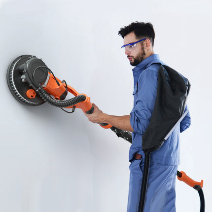 Elektrinis gipso kartono šlifuoklis 750 W, 225 mm, dulkių ištraukimas