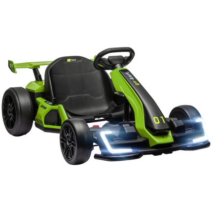 Elektrinis gokartas vaikams, 24 V, drifto režimas, reguliuojama sėdynė