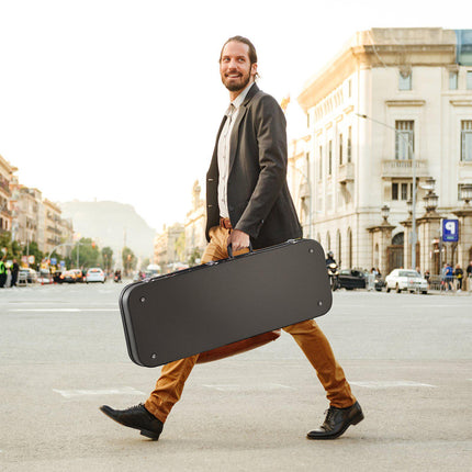 Electric Guitar Hard Case for 39-Inch Guitars, Lock