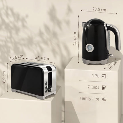Elektrinis virdulys ir skrudintuvas, 1,7 l, 2200 W, 7 apskrudimo lygiai