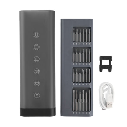 Electric Precision Screwdriver Set, 48 Bits, USB-C, LED