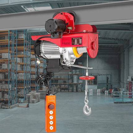 Electric Trolley Hoist, 800kg 12m, 1300W Remote Control