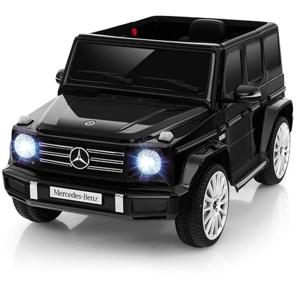Elektrinis automobilis vaikams Mercedes Benz G500 vaikiškas automobilis elektrinis su nuotolinio valdymo pultu, juodas
