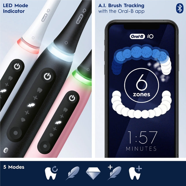 Electric toothbrush iO5 Duo Black UCB/ White SC