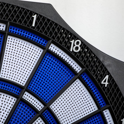 Electronic dart board with 12 darts, LCD screen, 8 players