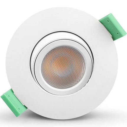 Ellen Recessed downlight Dim-to-Warm 520lm IP65 3-pack White