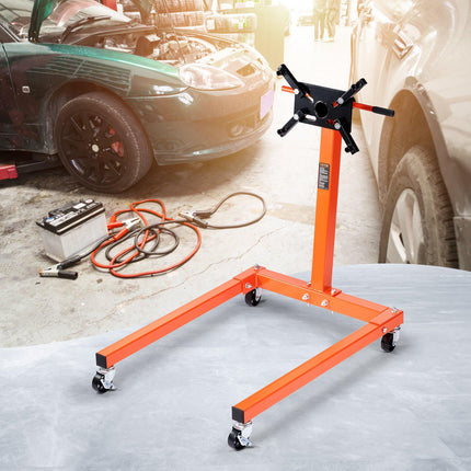Engine Stand, 1300 lb Rotating 360 Head, 4 Casters