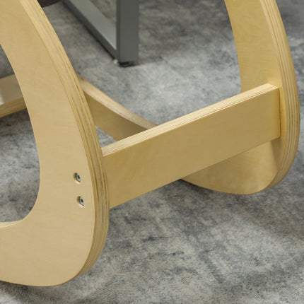 Ergonomiška kelio taburetė, supamoji kelių kėdė, stalo kėdė namų biurui, gerinanti laikyseną, pilka