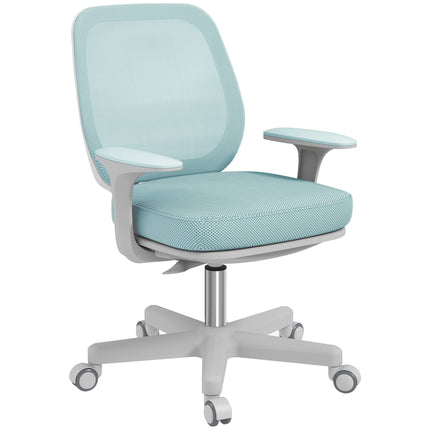 Ergonomiška biuro kėdė, reguliuojamo aukščio, žalia, 360 laipsnių pasukama