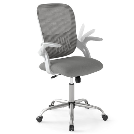Ergonomiška biuro kėdė su atlenkiamomis rankenomis ir pakreipimo funkcija