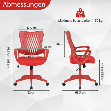 Ergonomiška biuro kėdė su tinkliniu atlošu, reguliuojamo aukščio