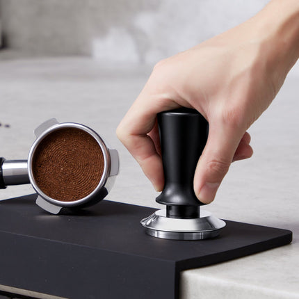 Espresso Tamper 51mm, Spring-Loaded 30 lb, Non-Slip Grip